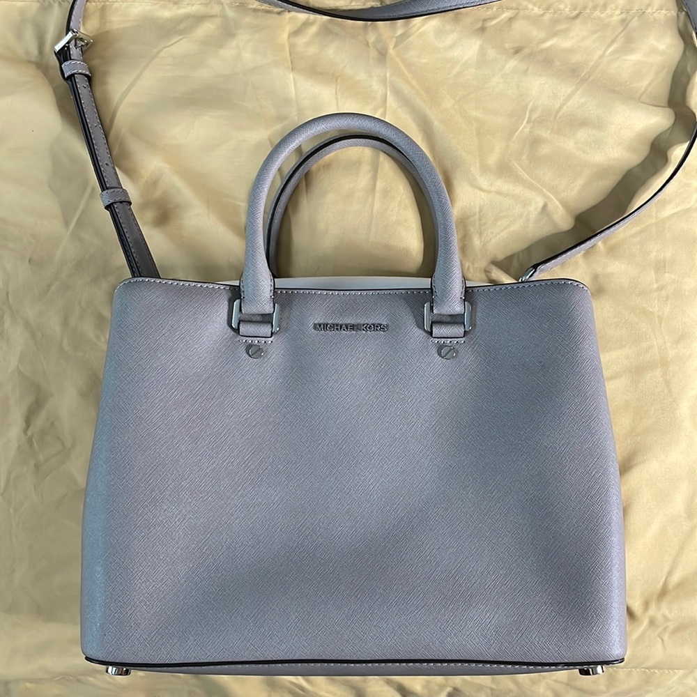 Michael Kors Savannah Bag- Gray